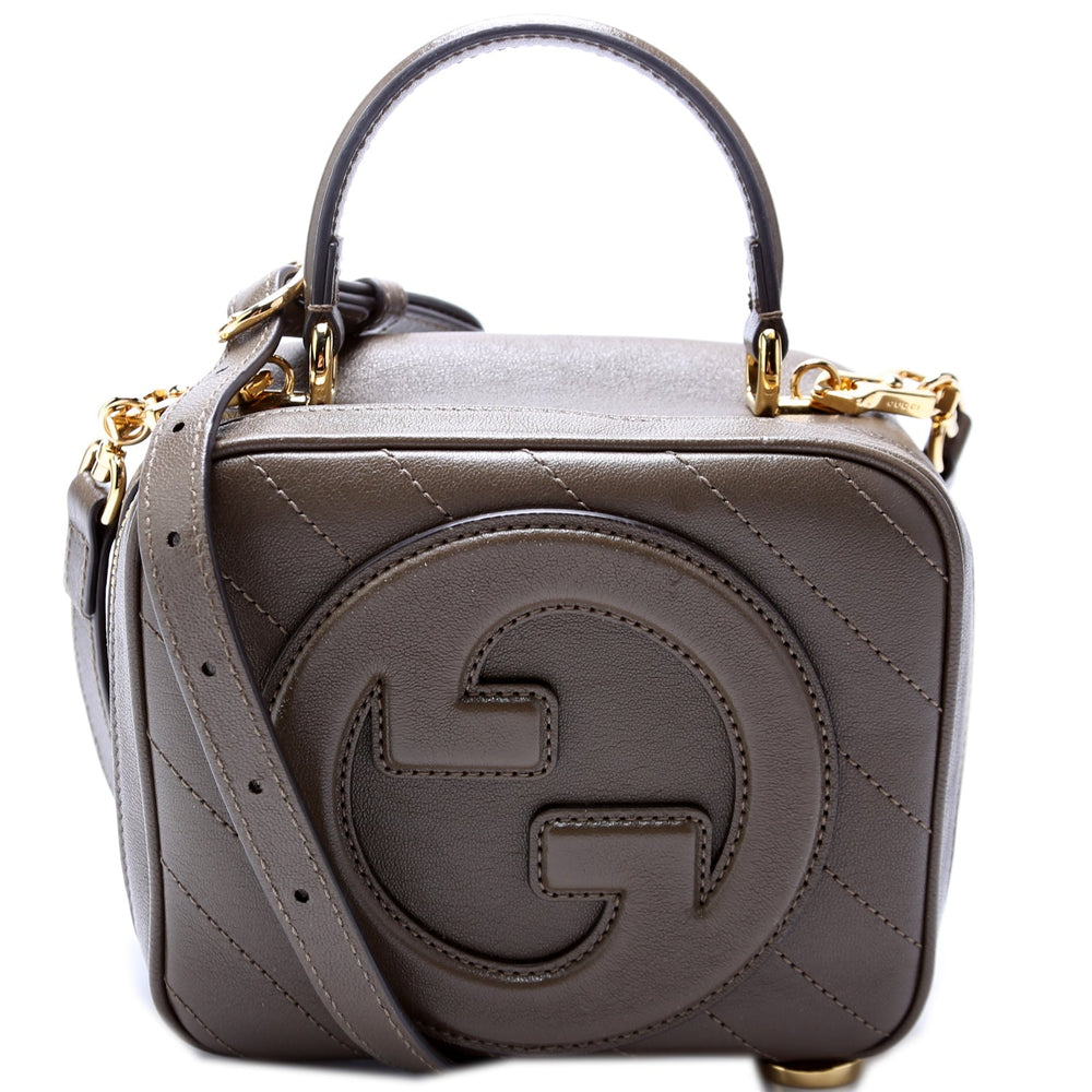 Blondie Leather Top Handle Bag