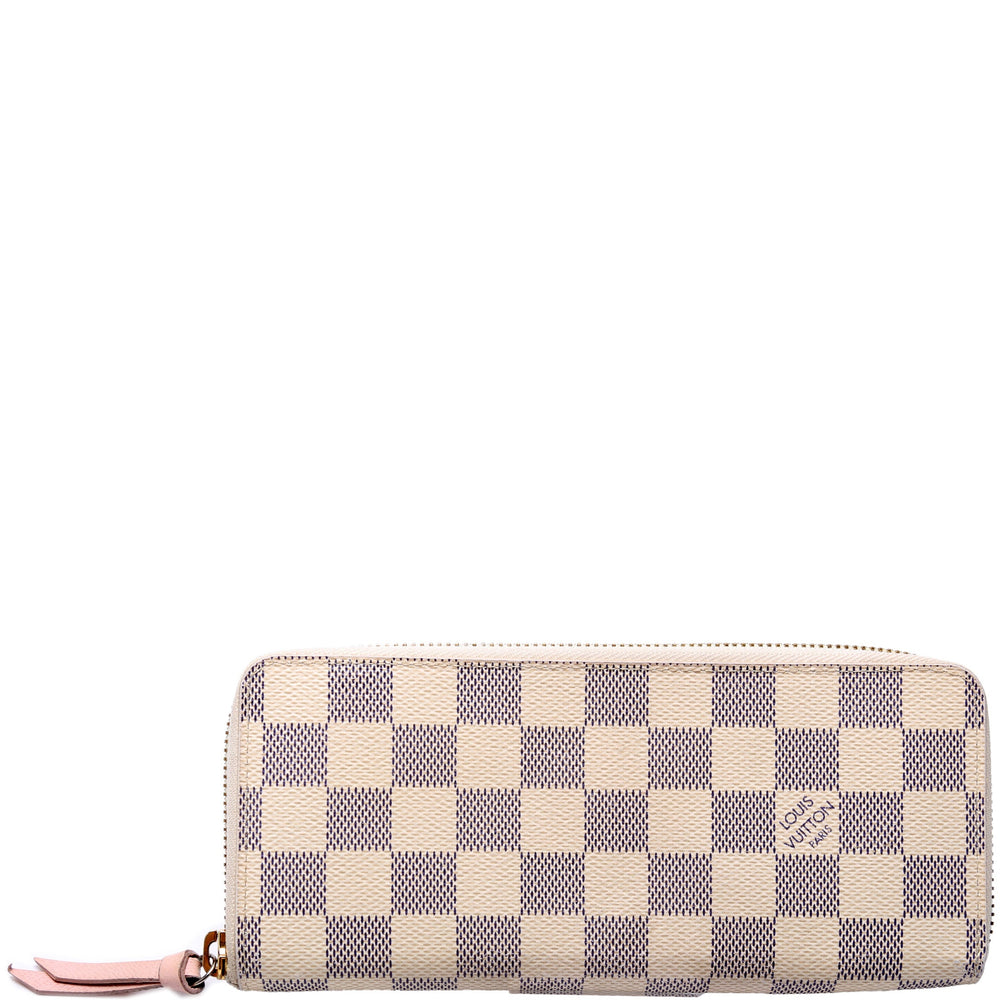 Clemence Wallet Damier Azur