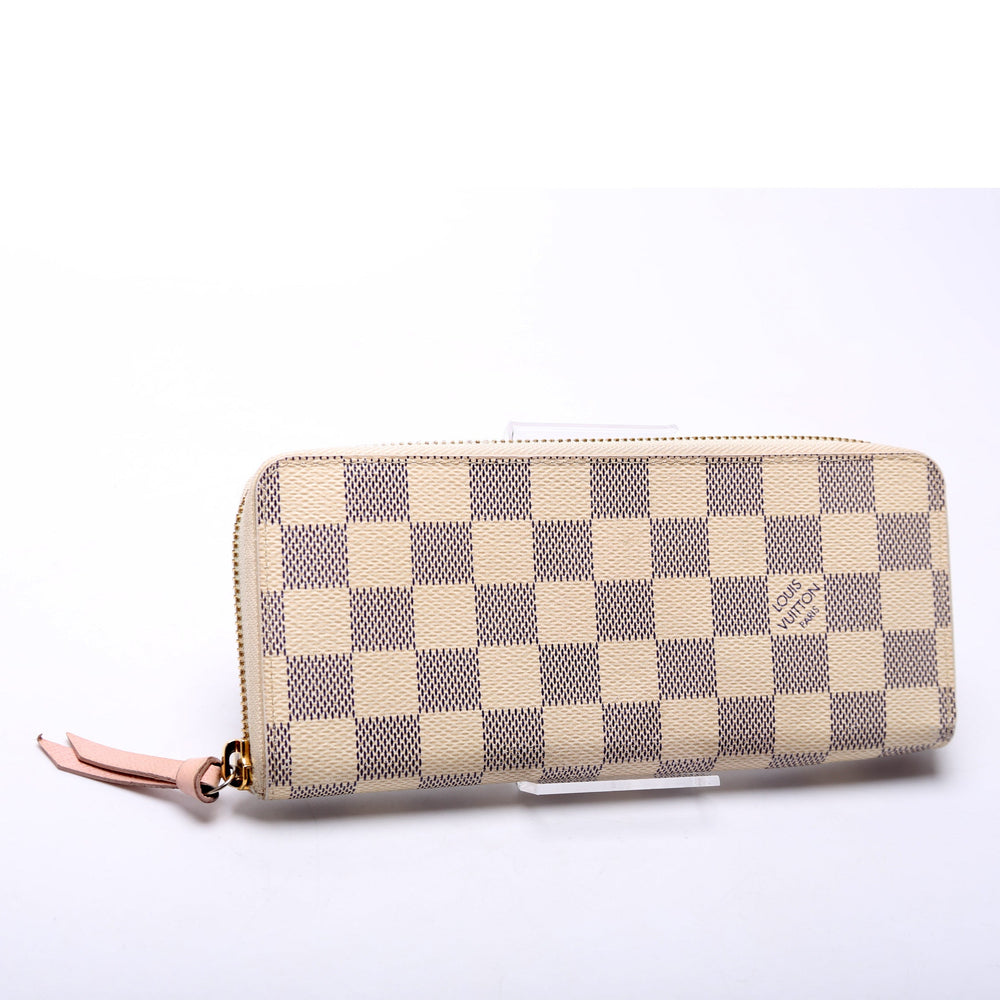 Clemence Wallet Damier Azur