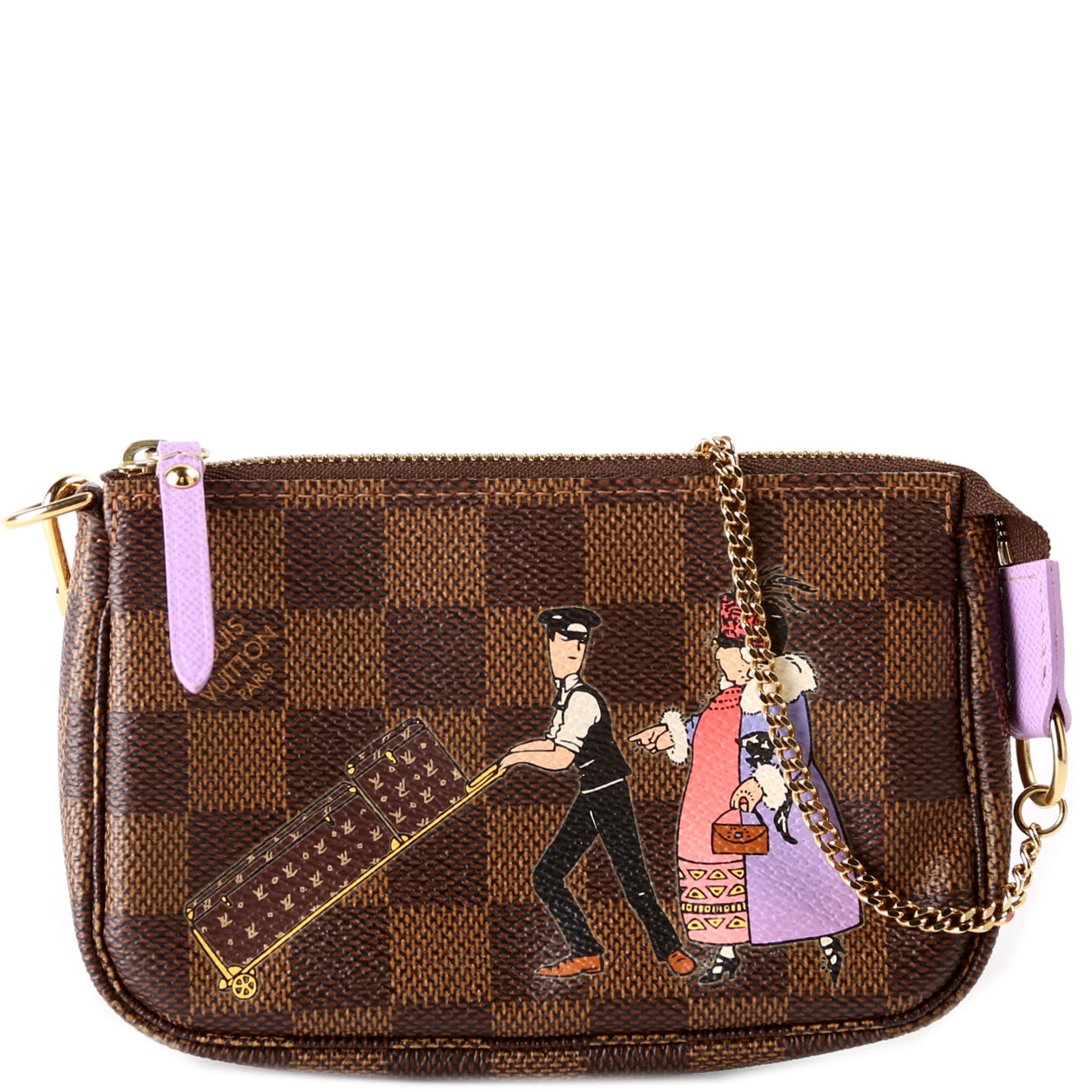 Pochette Accessories Mini Damier Ebene T&B