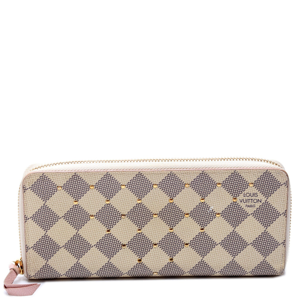 Clemence Wallet Damier Azur