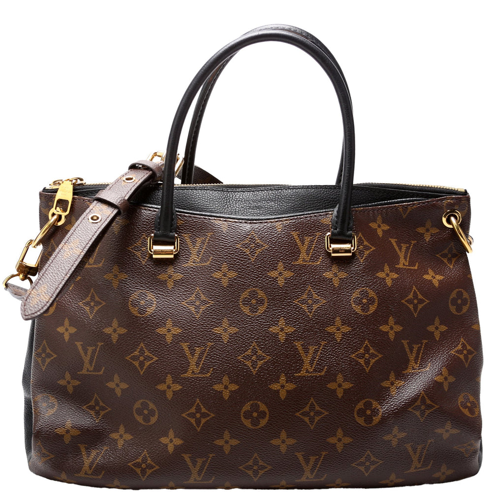 Pallas Tote Monogram Leather Side