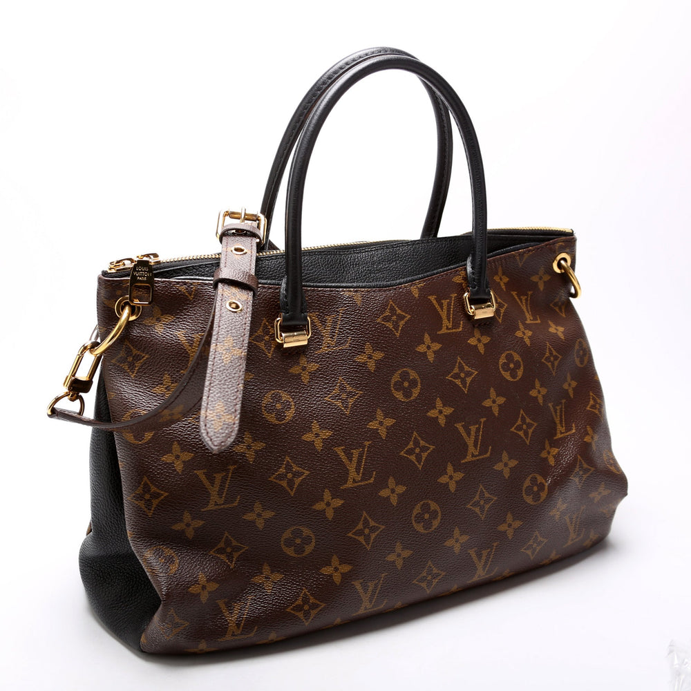 Pallas Tote Monogram Leather Side