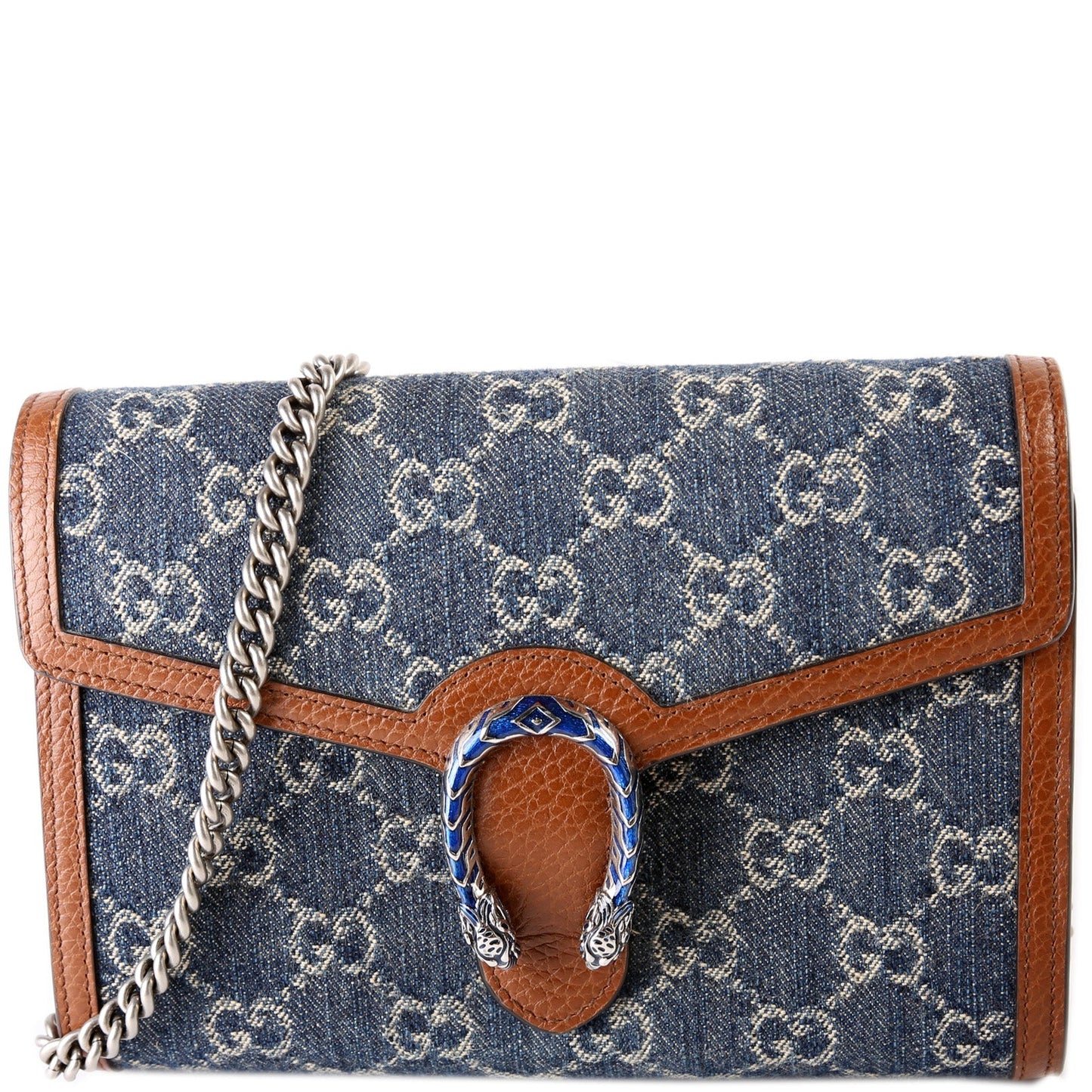 Dionysus GG Denim Mini Wallet 401231