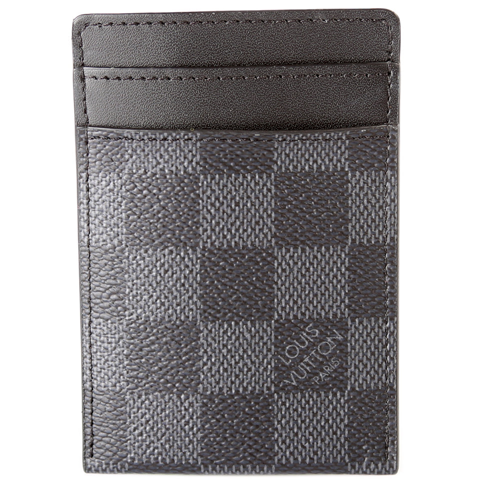 Pince Money Clip Card Holder Damier Graphite