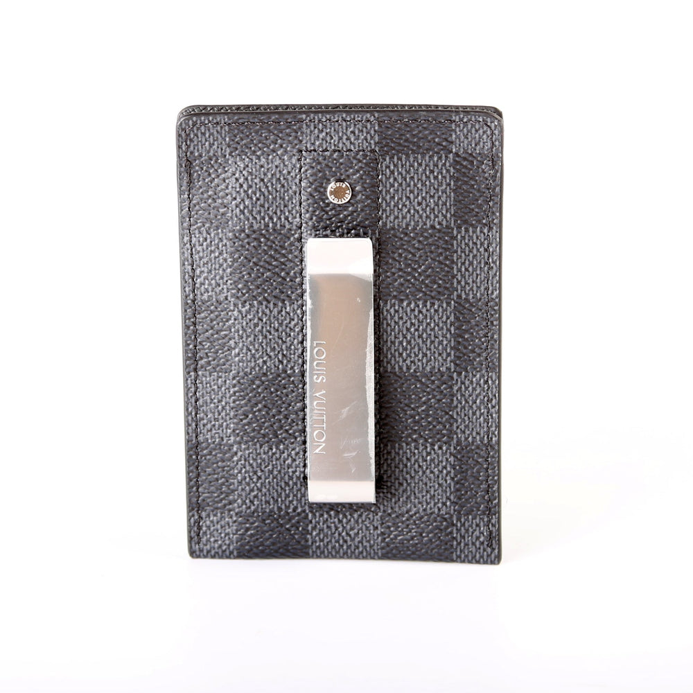 Pince Money Clip Card Holder Damier Graphite