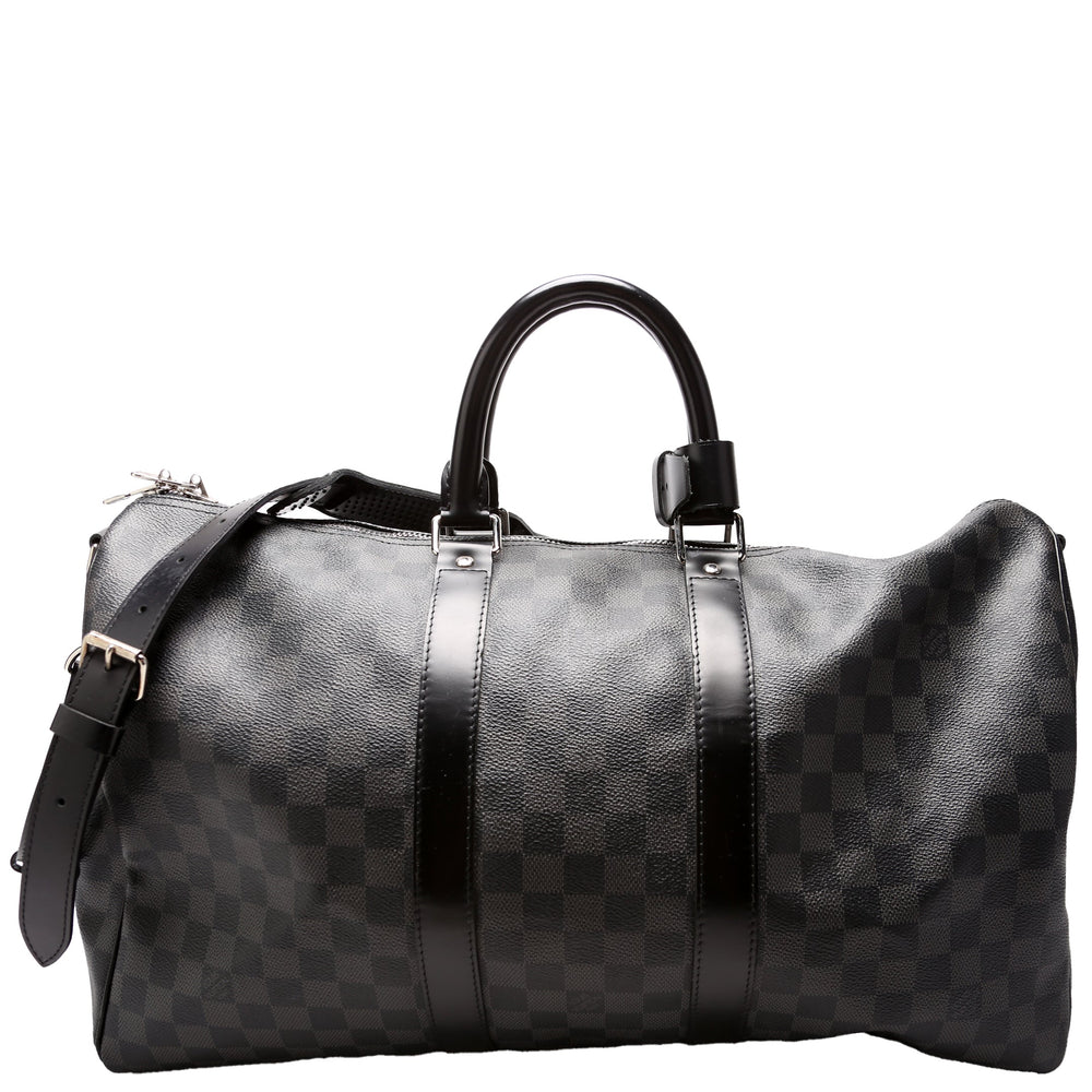 Keepall 45 Bandouliere Damier Graphite