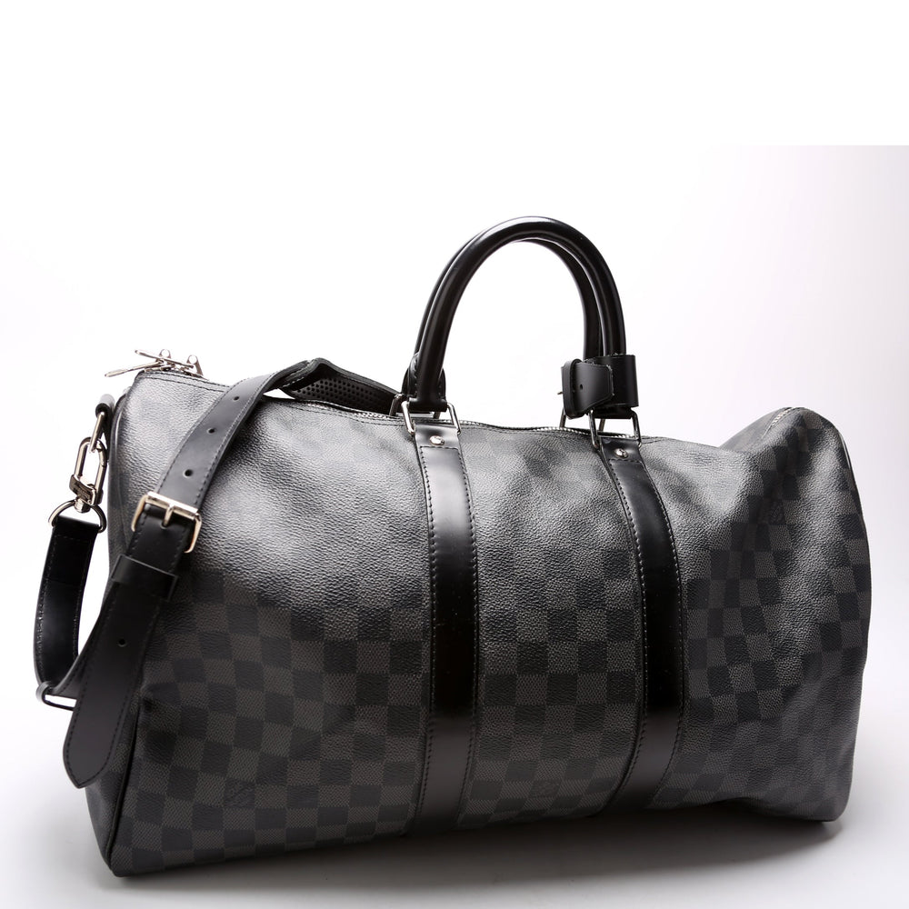 Keepall 45 Bandouliere Damier Graphite