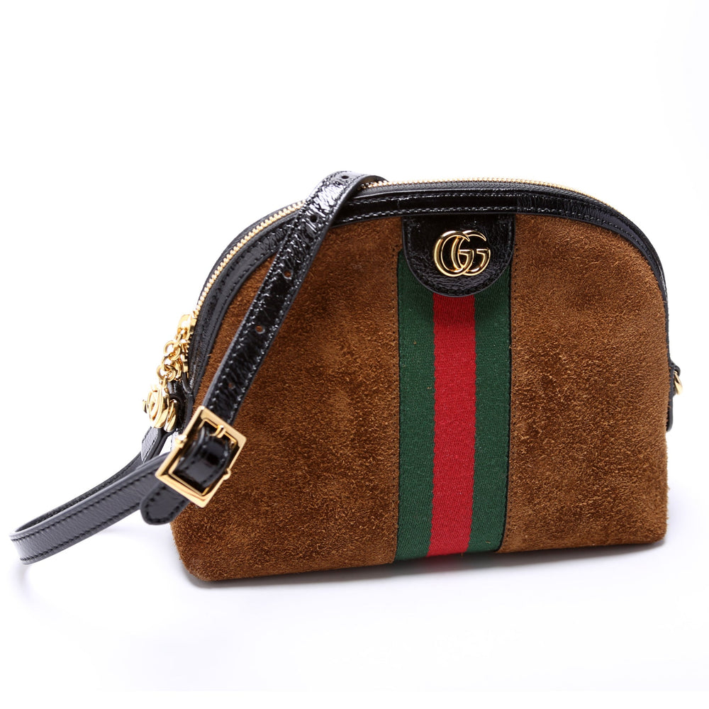 Ophidia GG Suede Small Crossbody