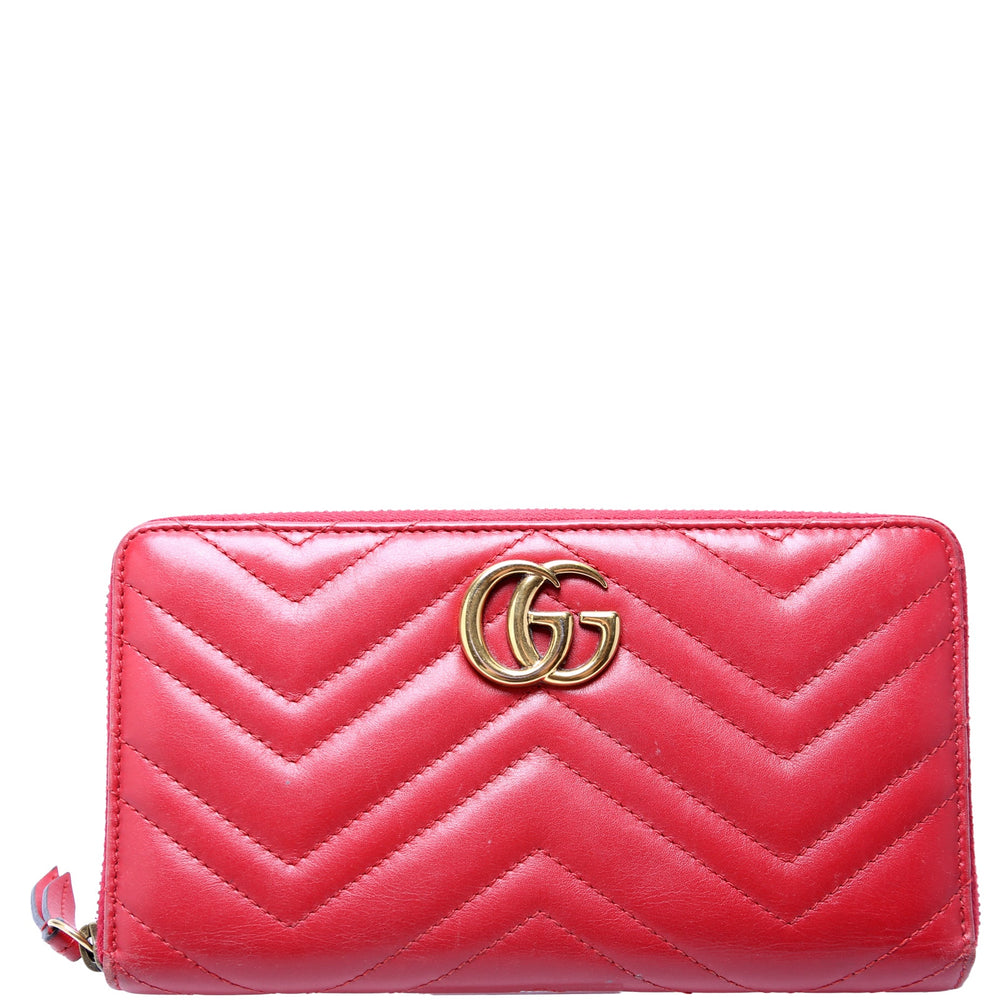 GG Marmont Zip Around Organizer Wallet