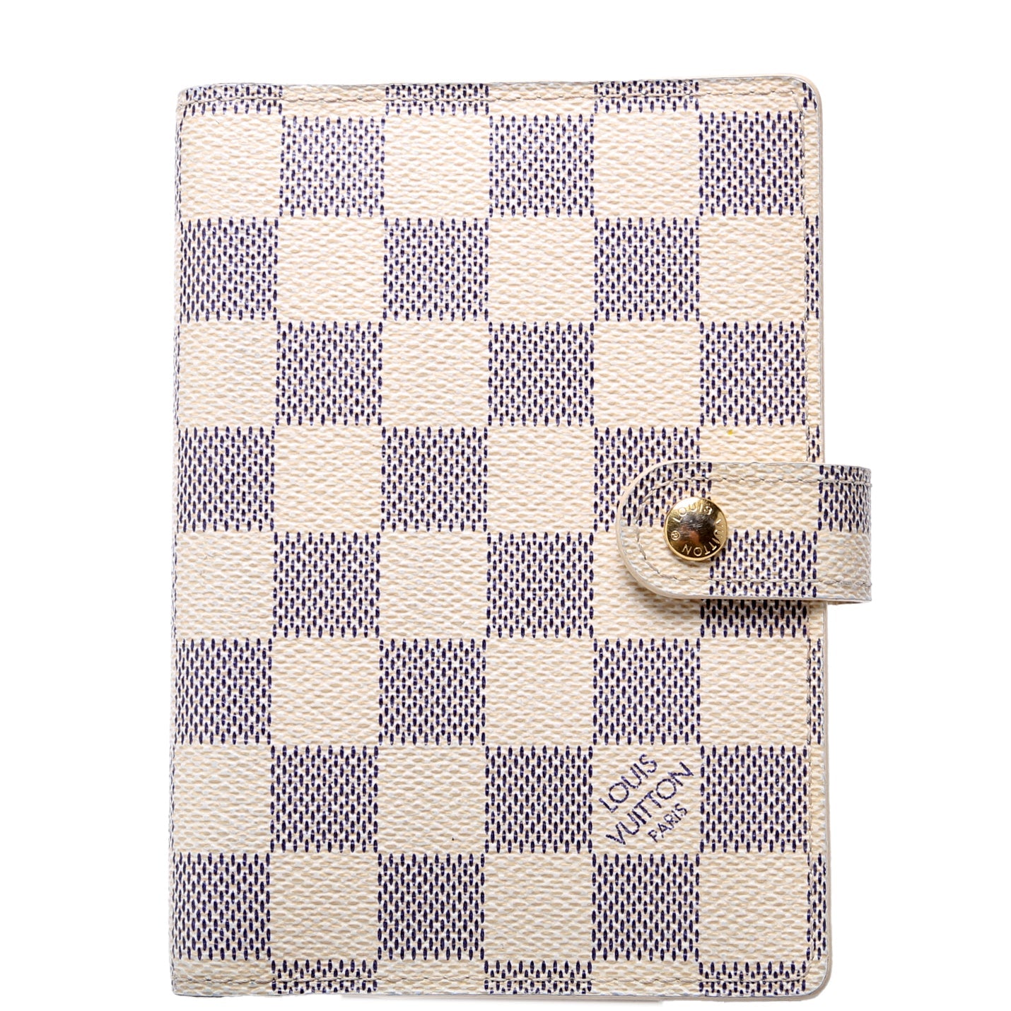 Agenda Small Ring Damier Azur