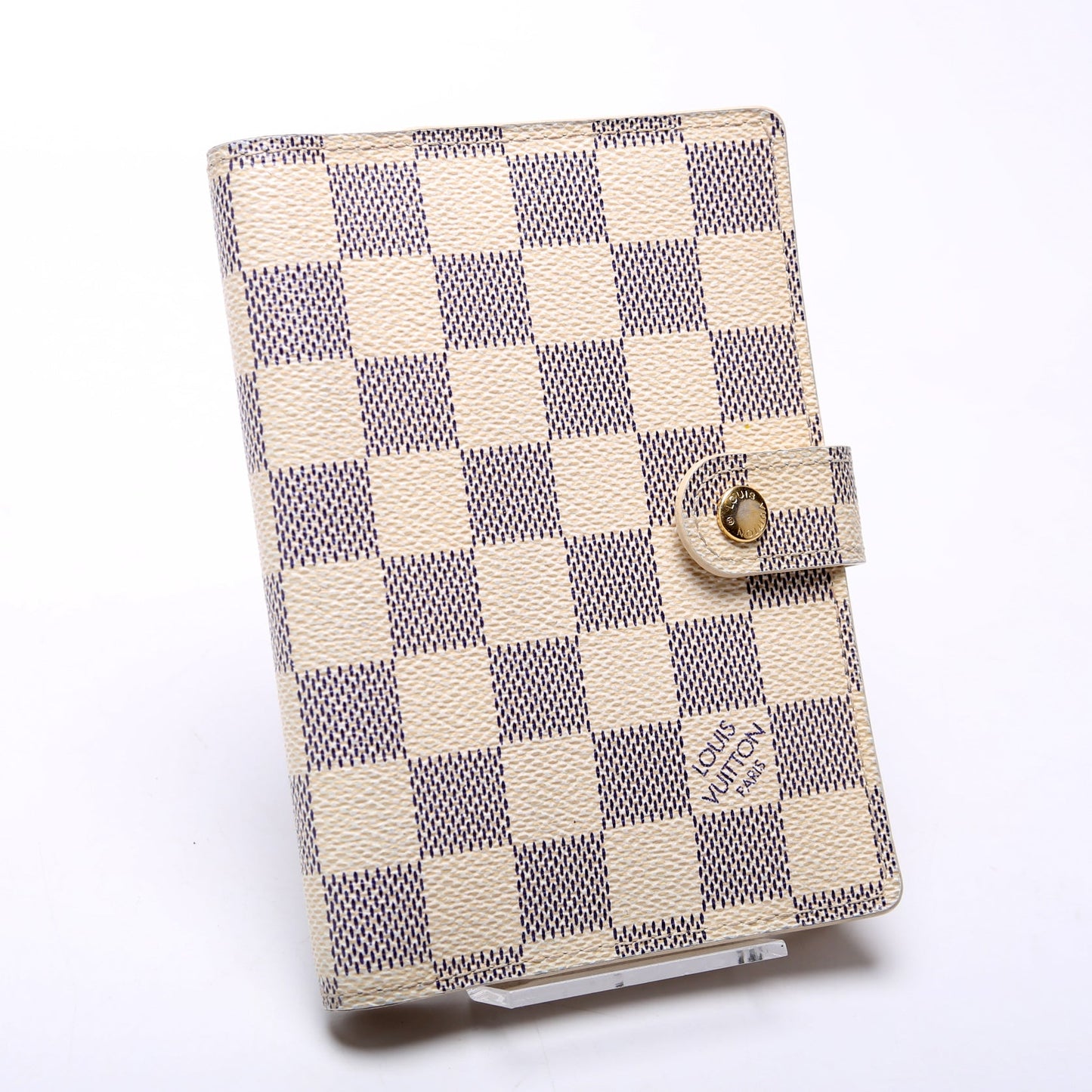 Agenda Small Ring Damier Azur