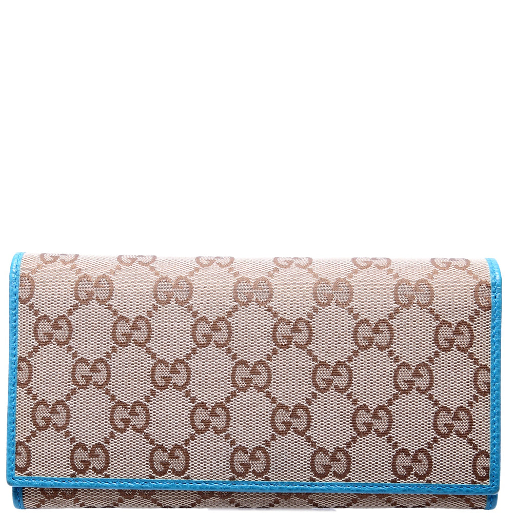 GG Canvas Long Wallet 346058