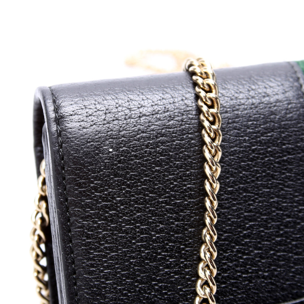 
                      
                        Ophidia Leather Chain Wallet 546592
                      
                    