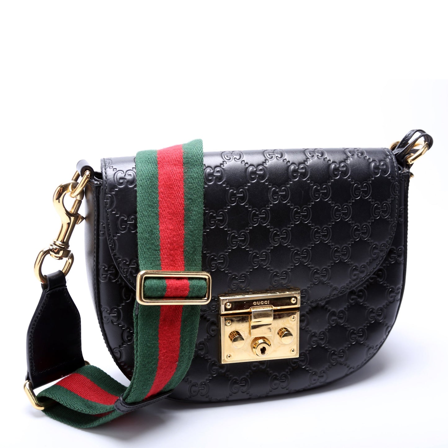 Padlock Guccissima Medium Messenger