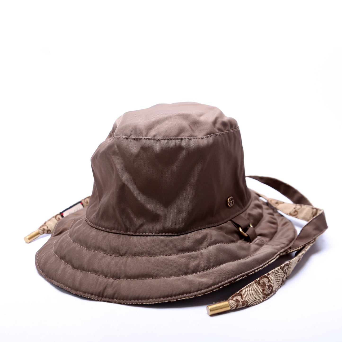 GG Canvas/Nylon Reversible Bucker Hat Size L 59CM