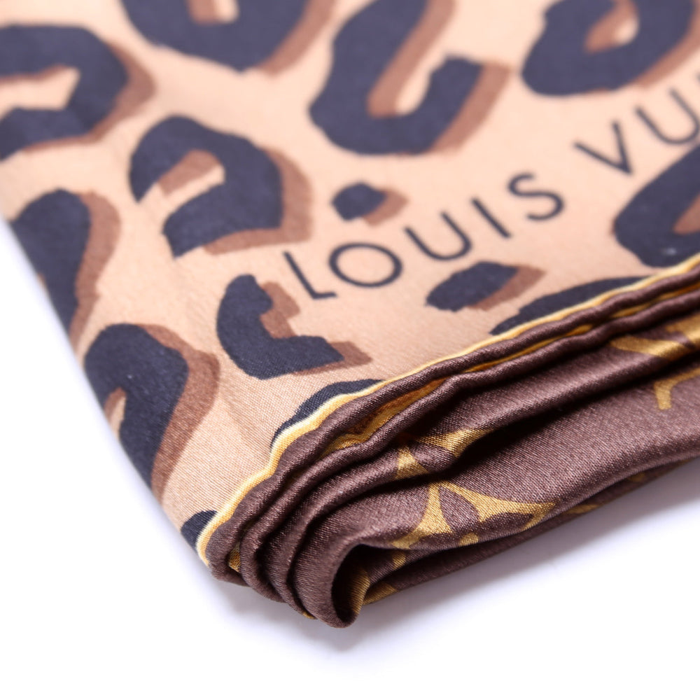 
                      
                        Monogram/Leopard Silk Square Scarf 66CM
                      
                    