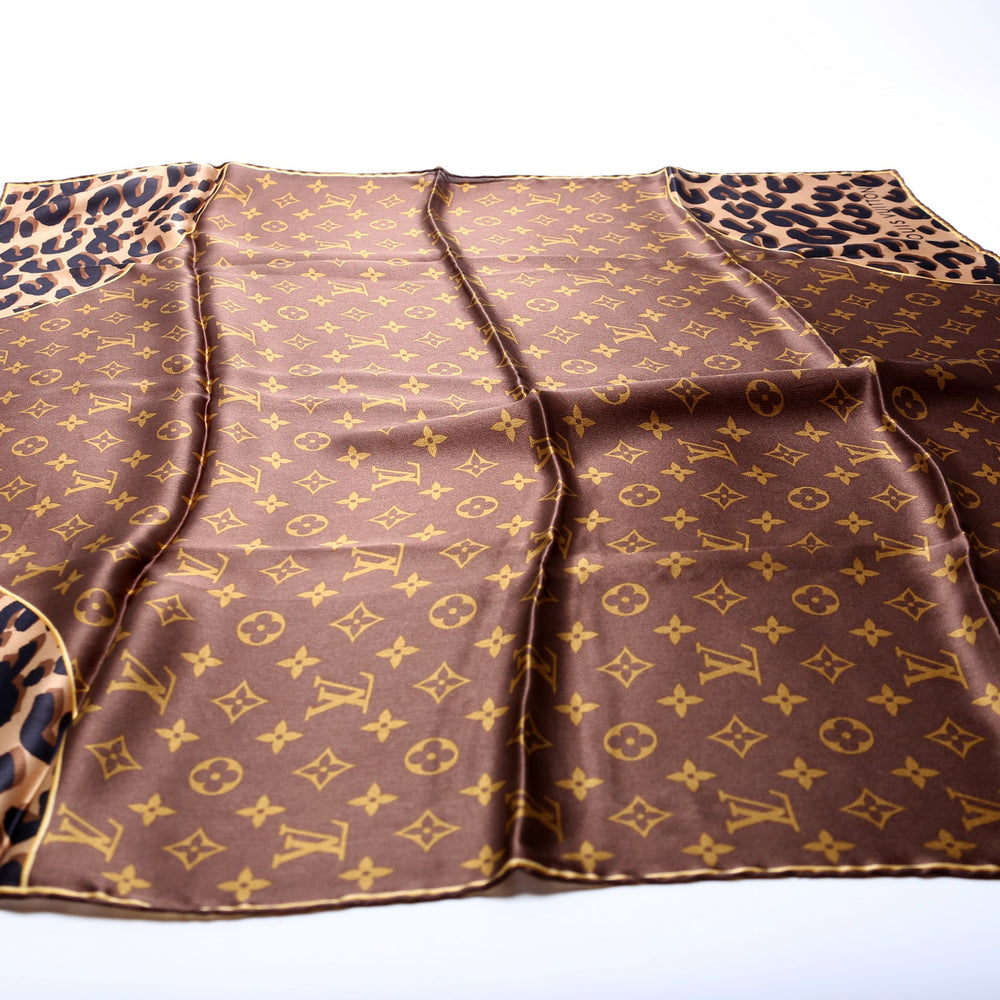 
                      
                        Monogram/Leopard Silk Square Scarf 66CM
                      
                    