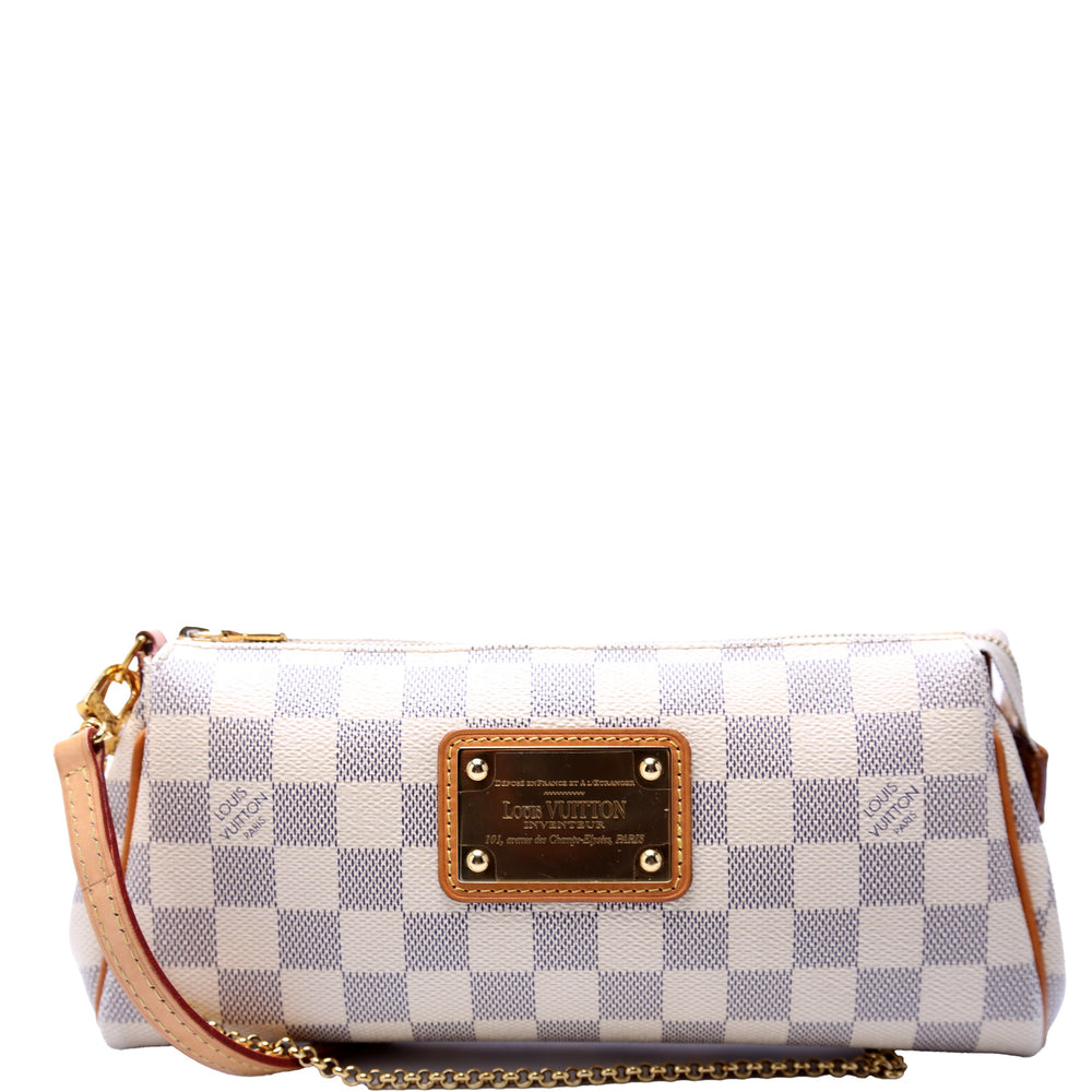 Eva Clutch Damier Azur