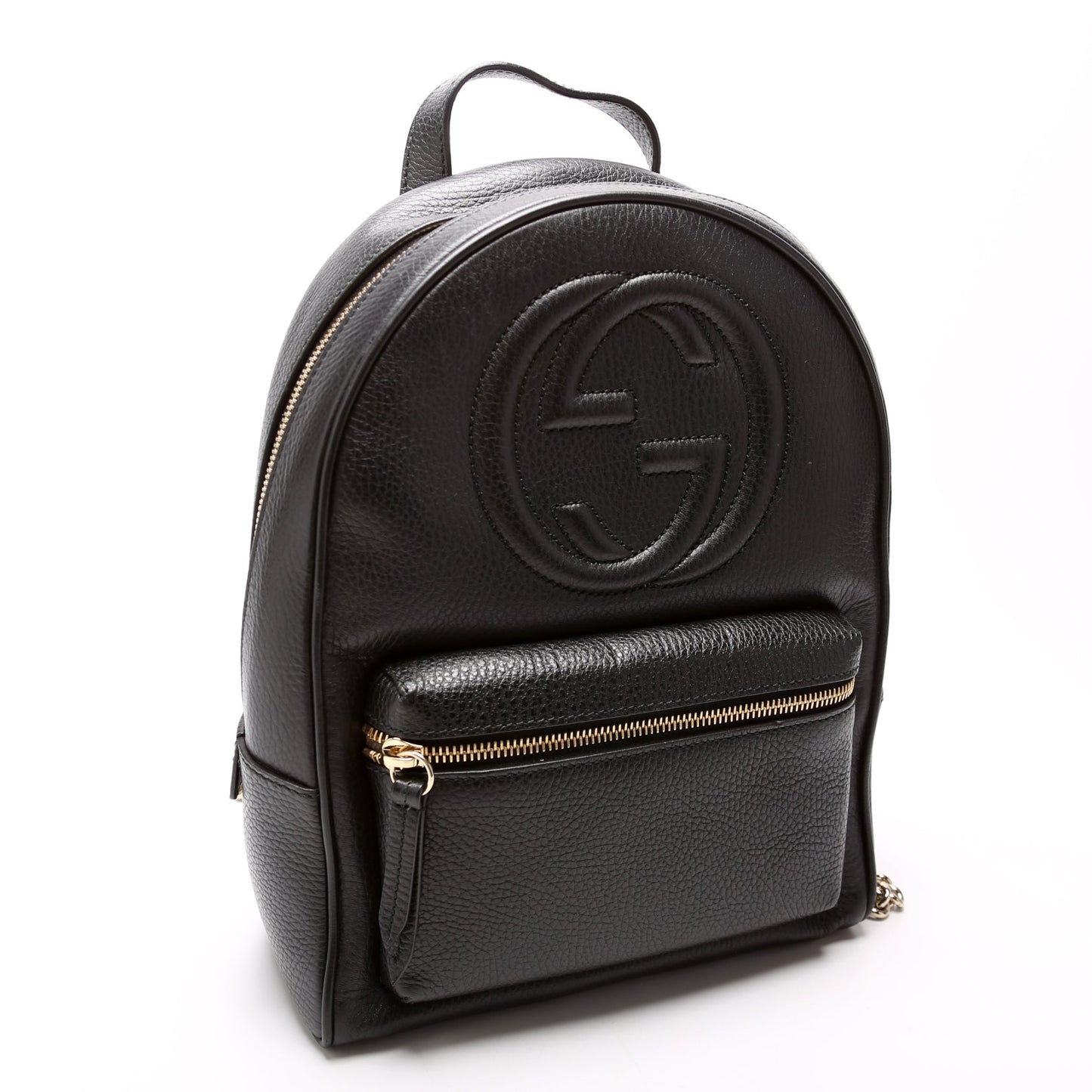 Soho Leather Backpack Black