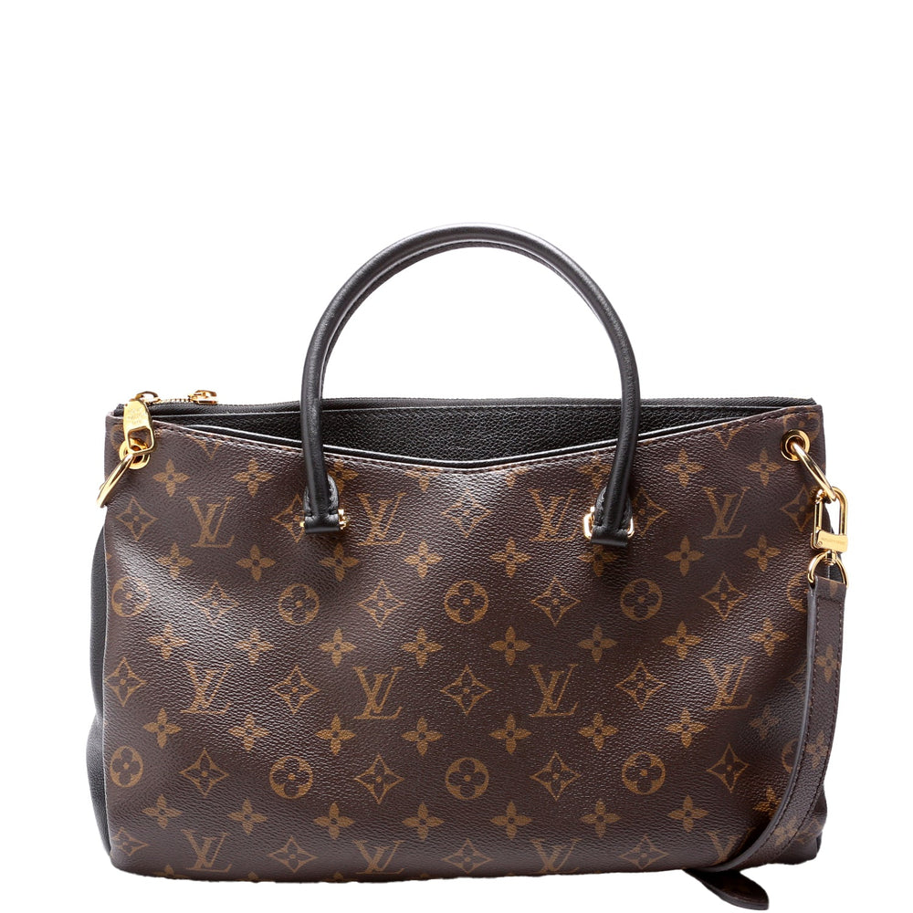 Pallas Tote Monogram Leather Side