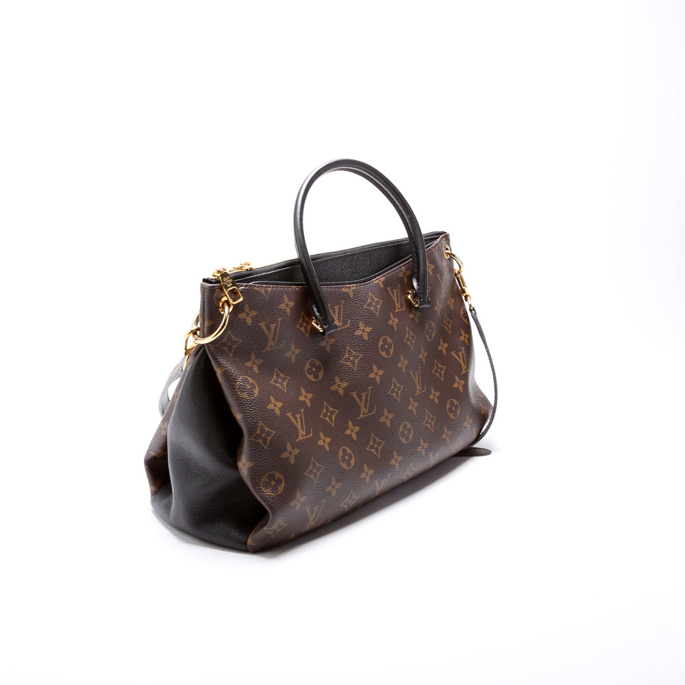 Pallas Tote Monogram Leather Side