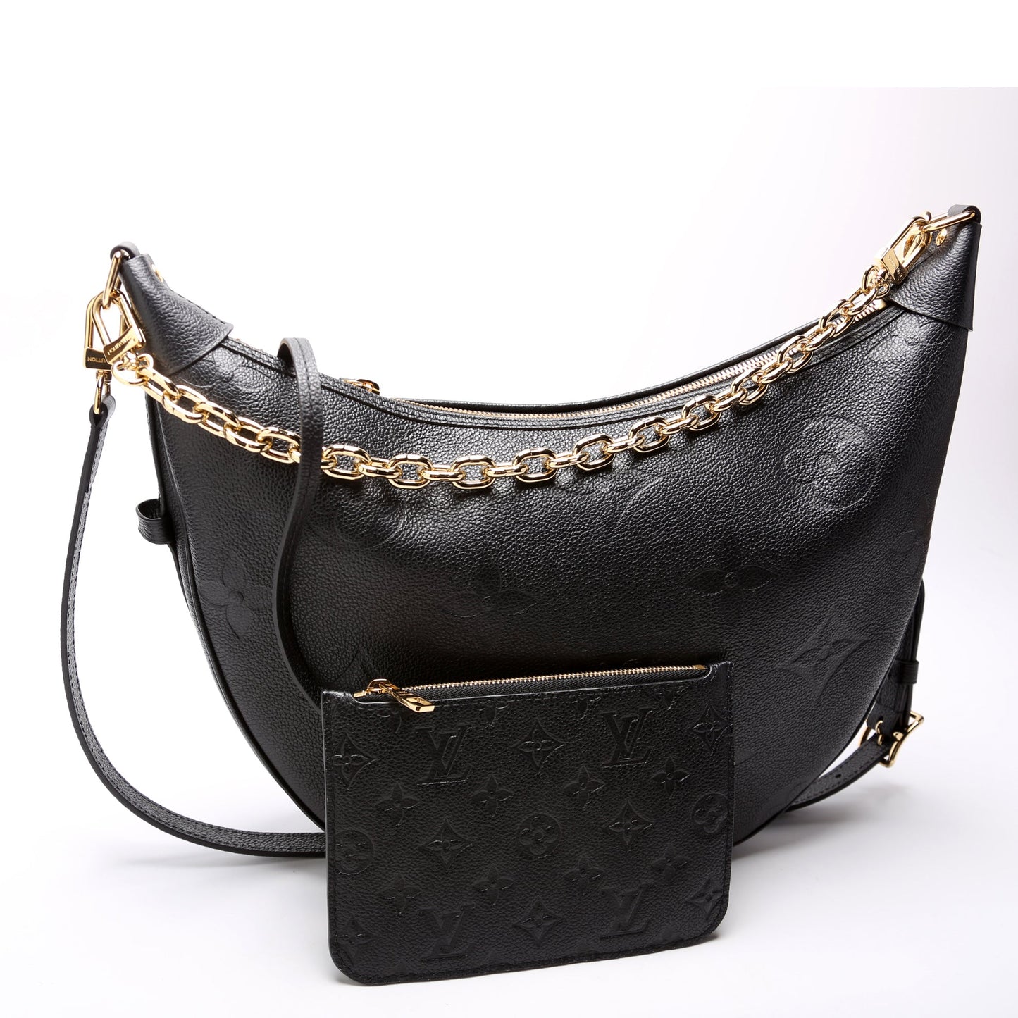 Loop Hobo Empreinte Black